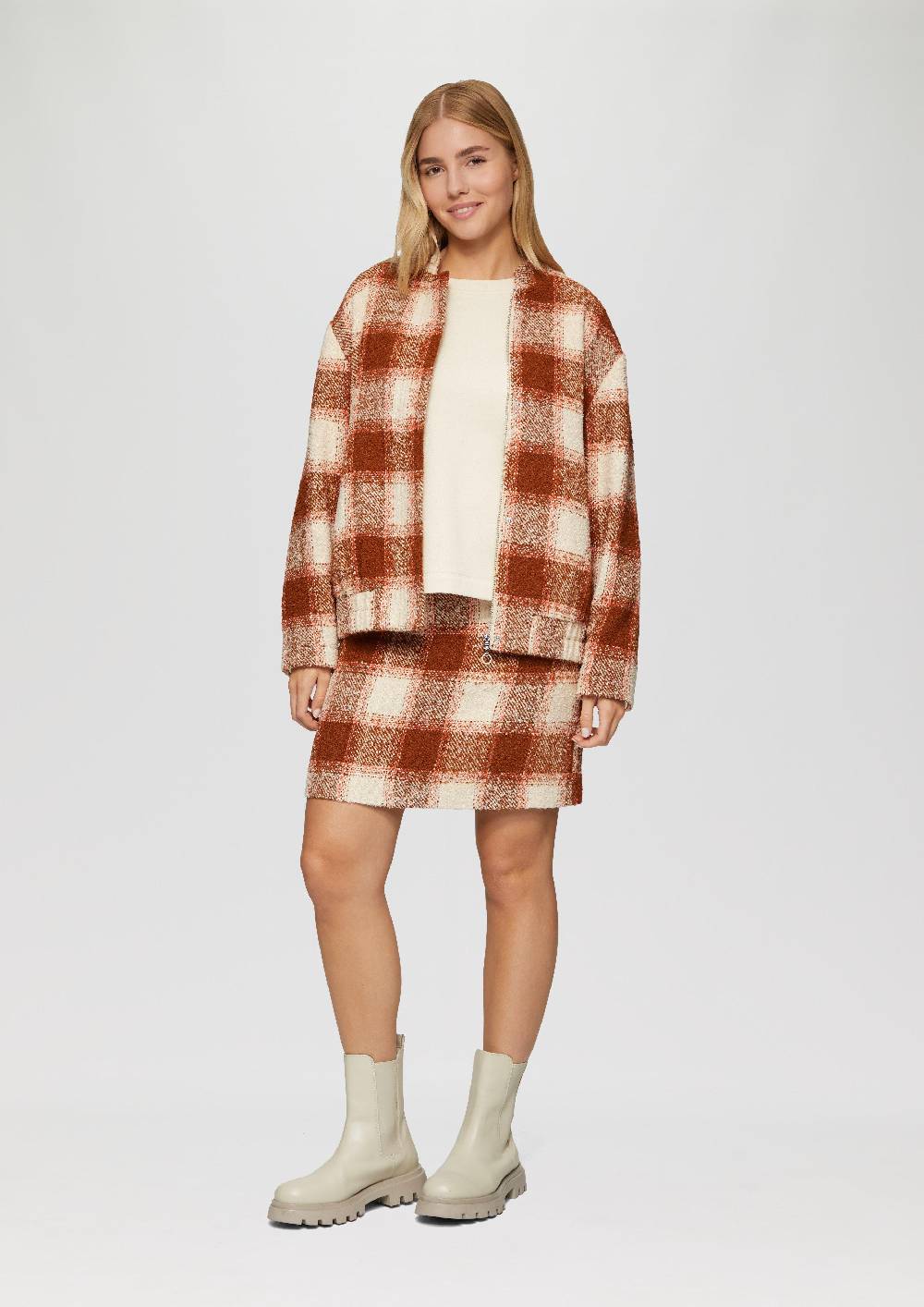 S.Oliver Undyed Sweatshirt Im Fabricmix