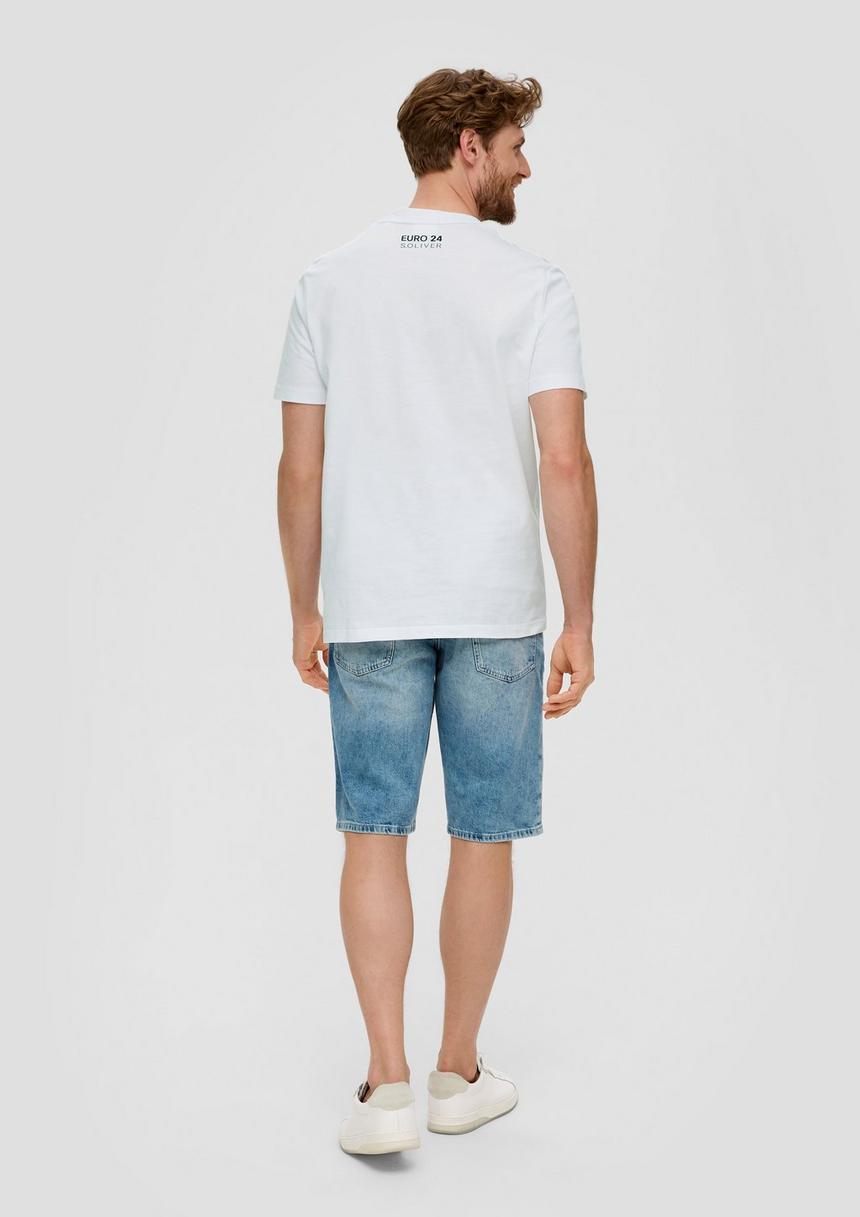 S.Oliver Unisex Baumwoll-T-Shirt Mit EM-Print