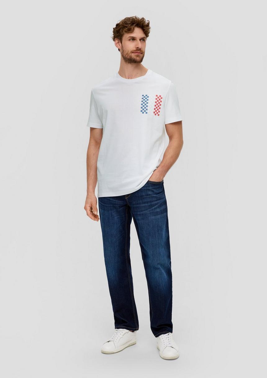 S.Oliver Unisex Baumwoll-T-Shirt Mit EM-Print