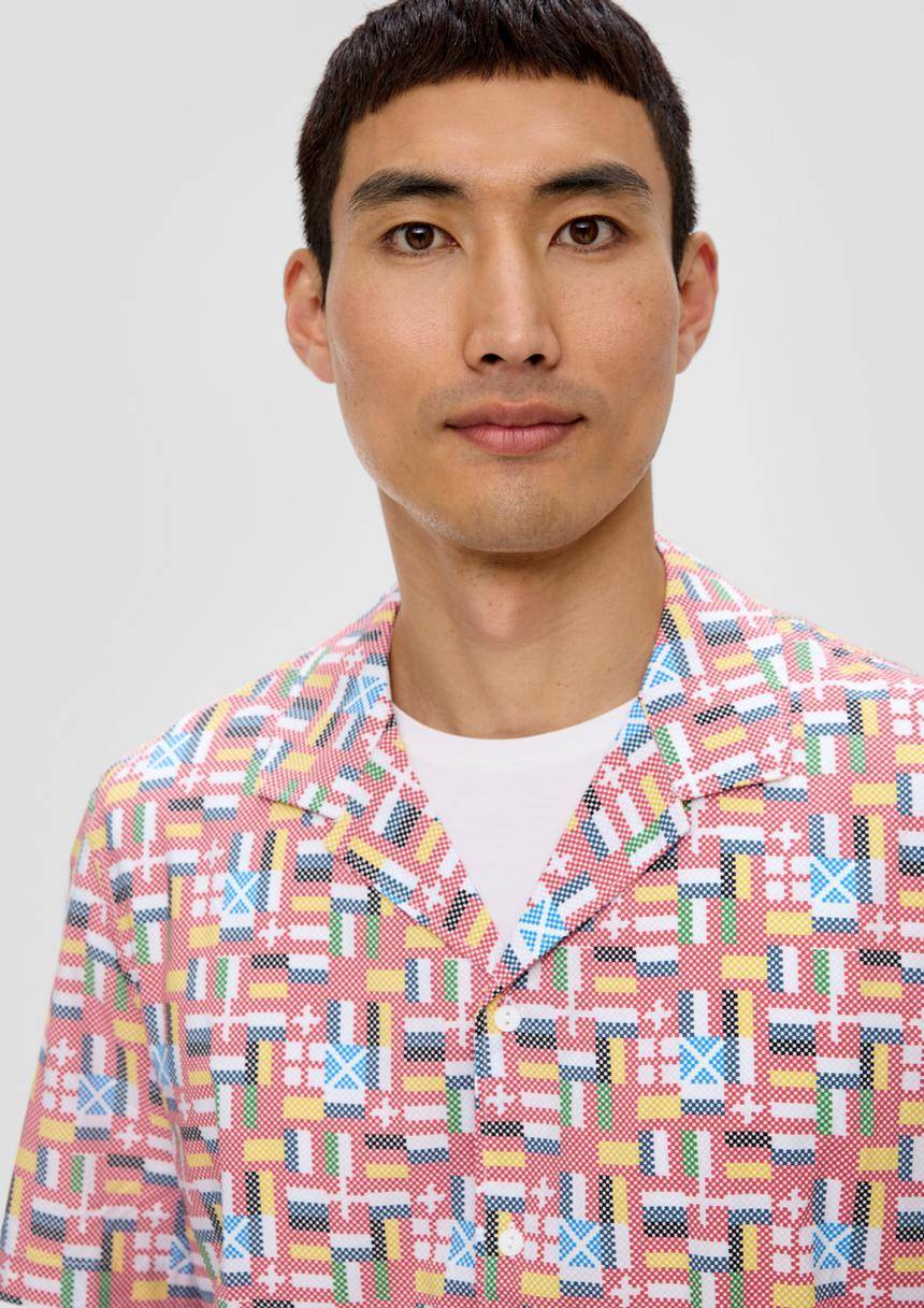 S.Oliver Unisex Kurzarmhemd Mit EM-Print