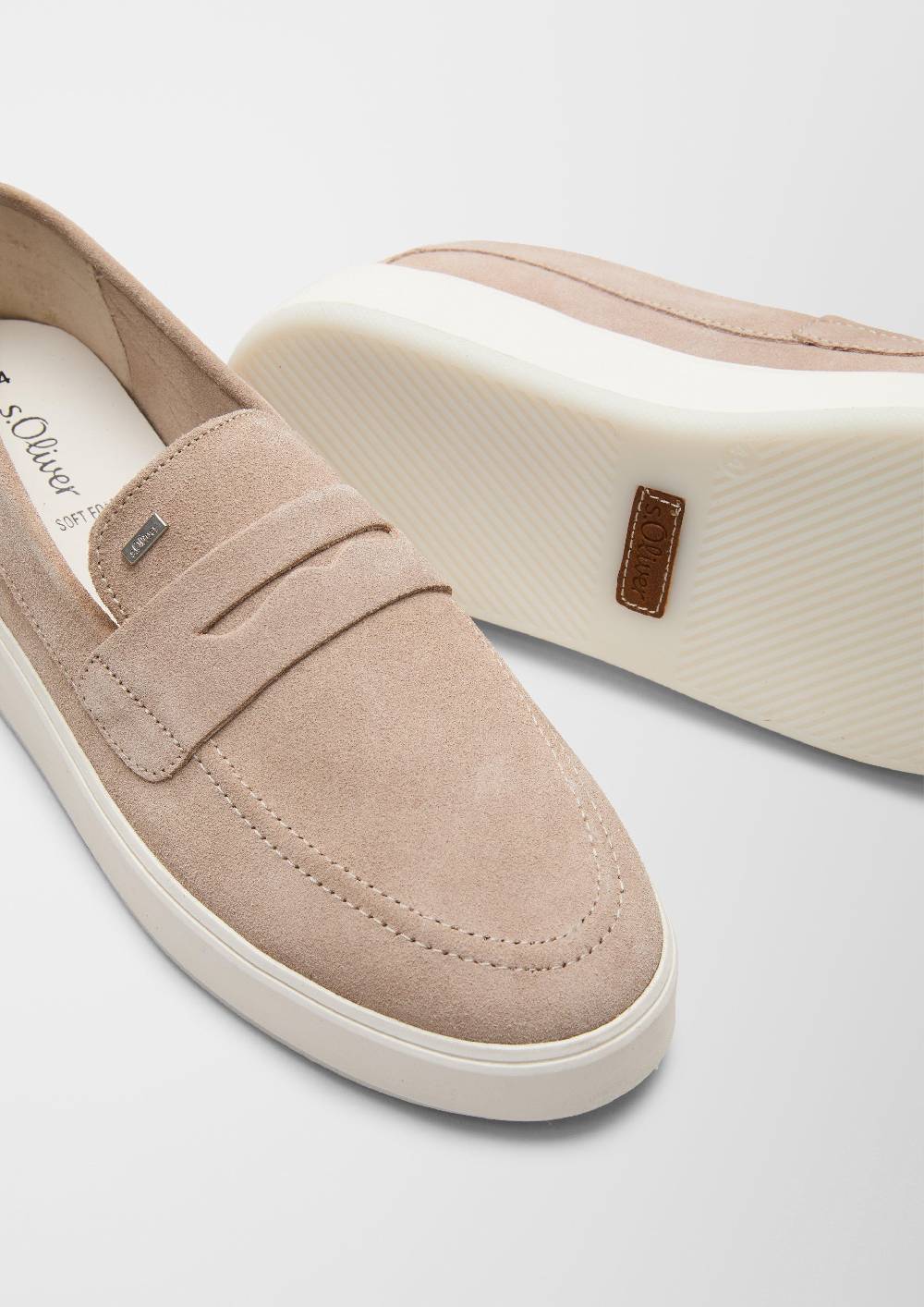 S.Oliver Velours-Slipper Mit Zier-Element