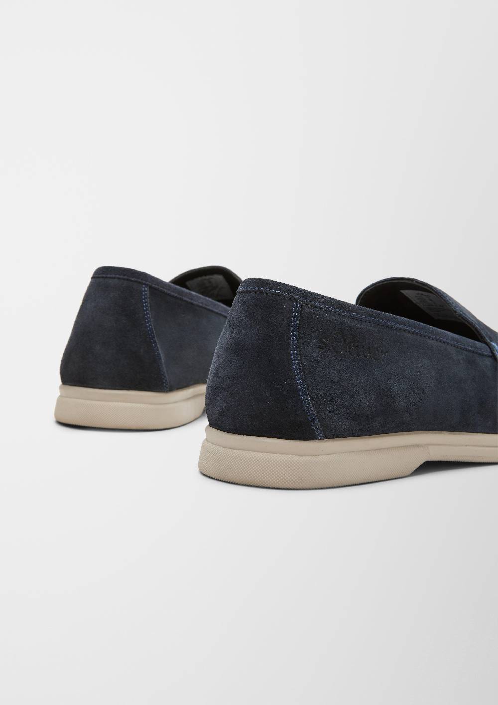 S.Oliver Velours-Slipper Mit Ziernaht