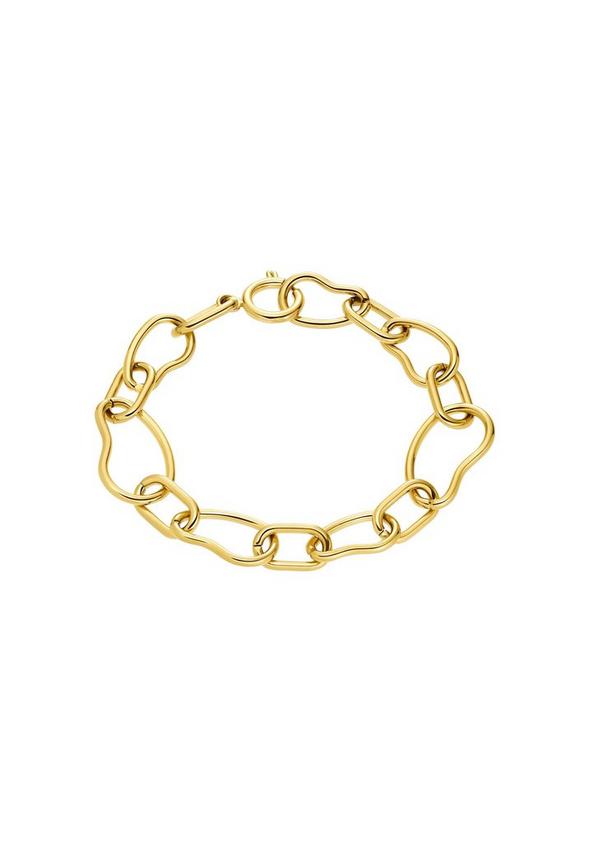 S.Oliver Vergoldetes Edelstahl-Armband