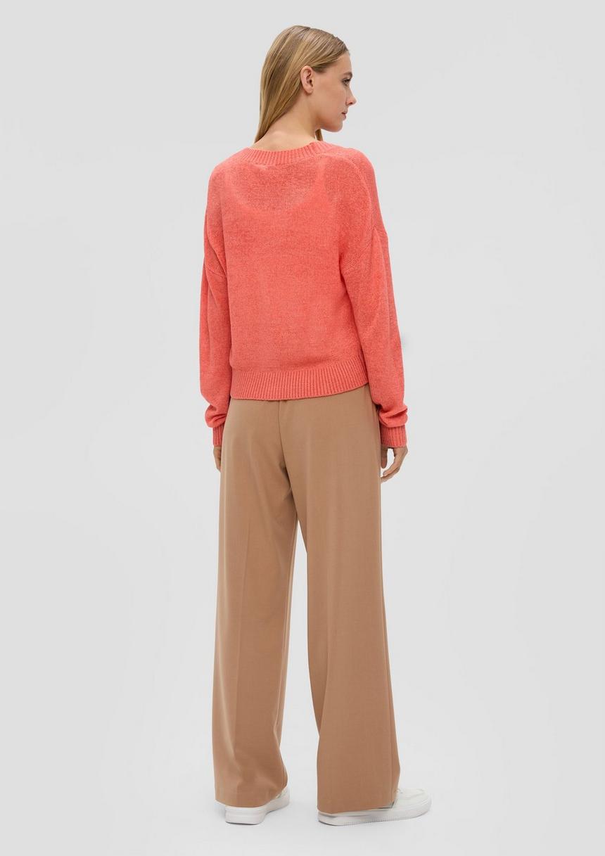 S.Oliver Verkürzte Strickjacke Mit Knöpfen