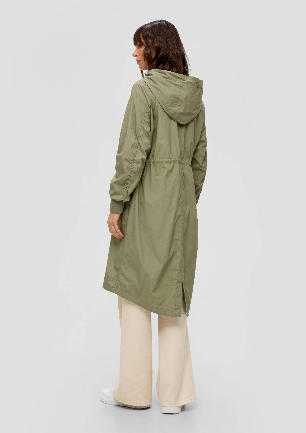 S.Oliver Verstellbarer Parka In Crinkle-Optik