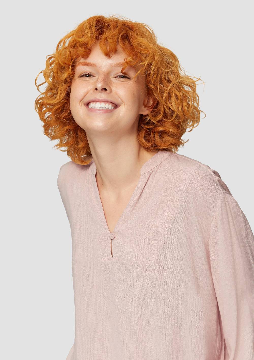 S.Oliver Viskose-Bluse Mit 3/4-Arm