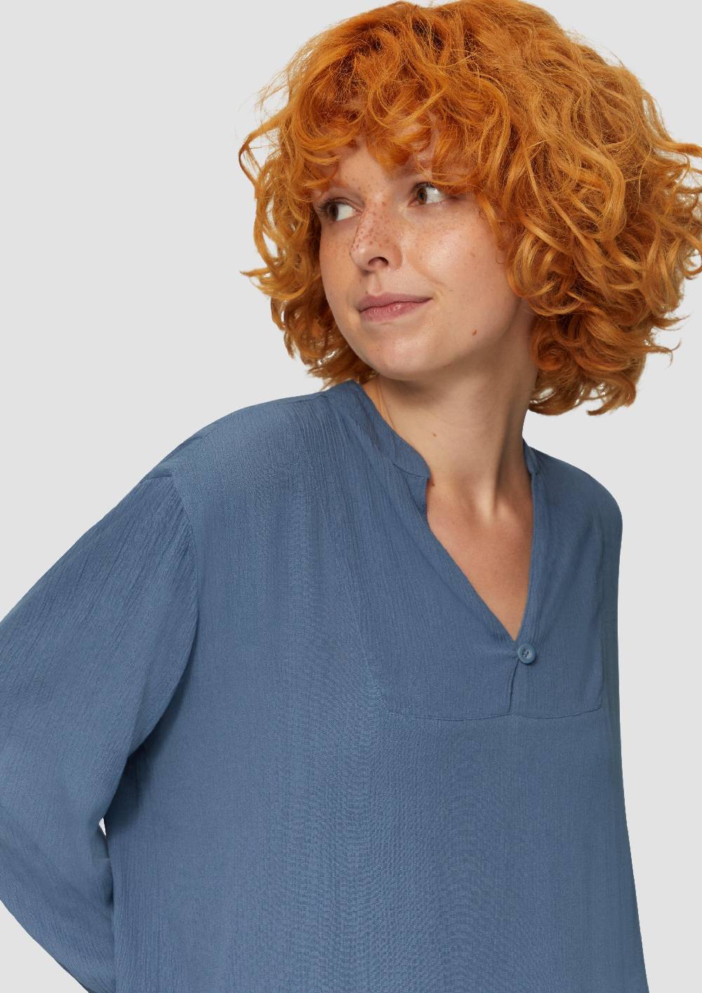 S.Oliver Viskose-Bluse Mit 3/4-Arm