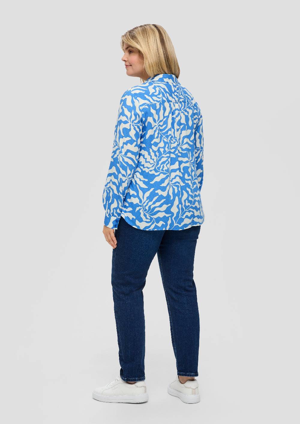 S.Oliver Viskosebluse Mit All-over-Print