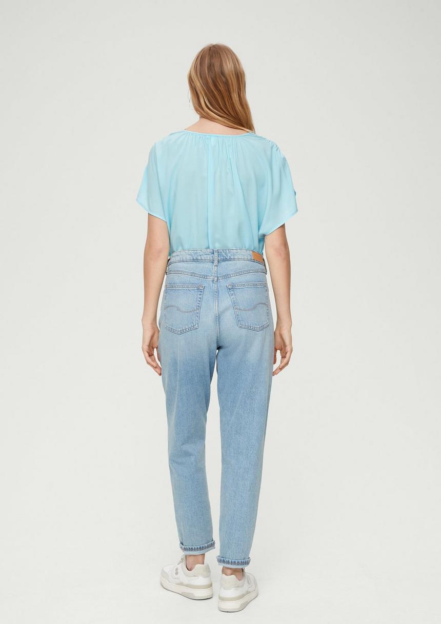 S.Oliver Viskosebluse Mit Raffung