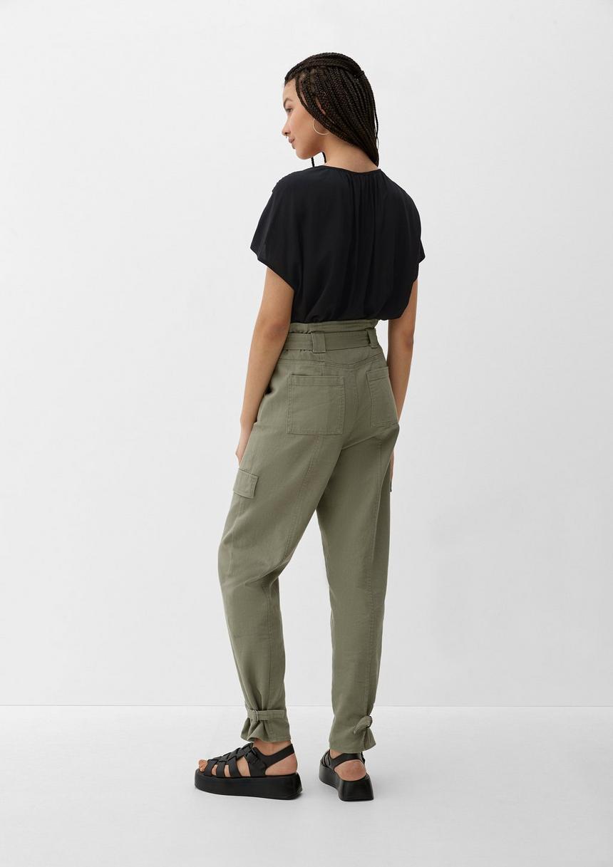 S.Oliver Viskosebluse Mit Raffung