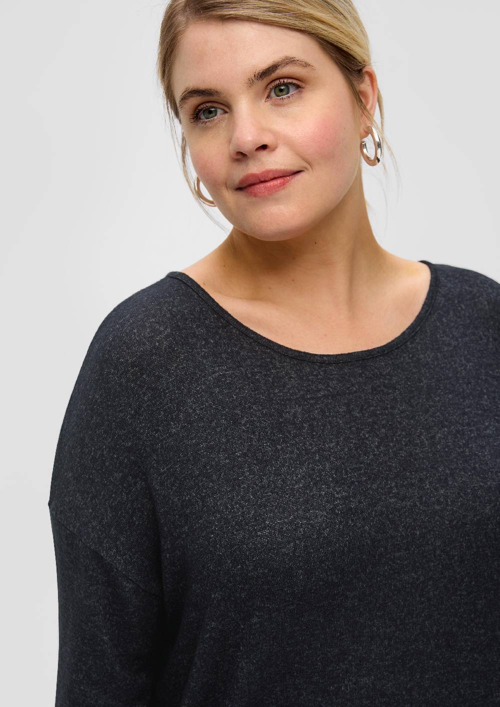 S.Oliver Viskosemixshirt Mit 3/4-Ärmeln