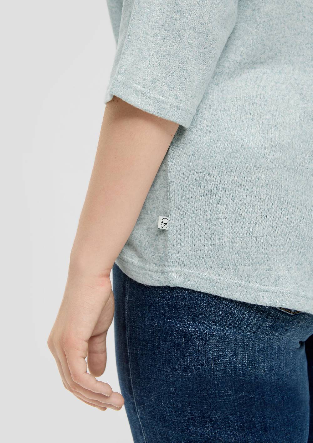 S.Oliver Viskosemixshirt Mit 3/4-Ärmeln