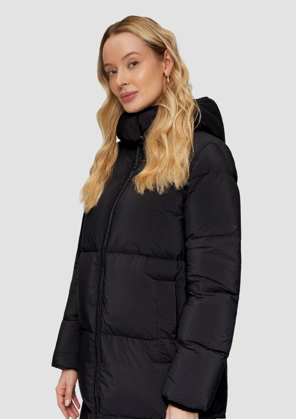 S.Oliver Wärmender Daunenmantel Mit Rippbündchen