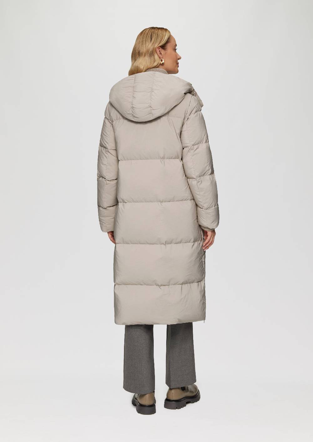 S.Oliver Wärmender Daunenmantel Mit Rippbündchen