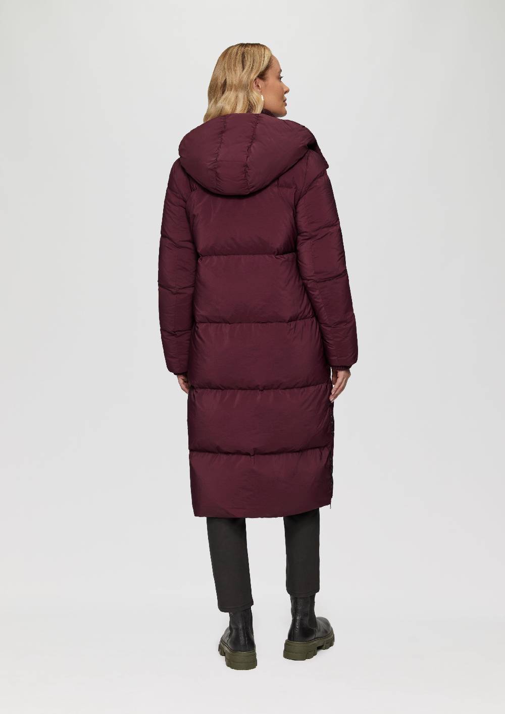 S.Oliver Wärmender Daunenmantel Mit Rippbündchen