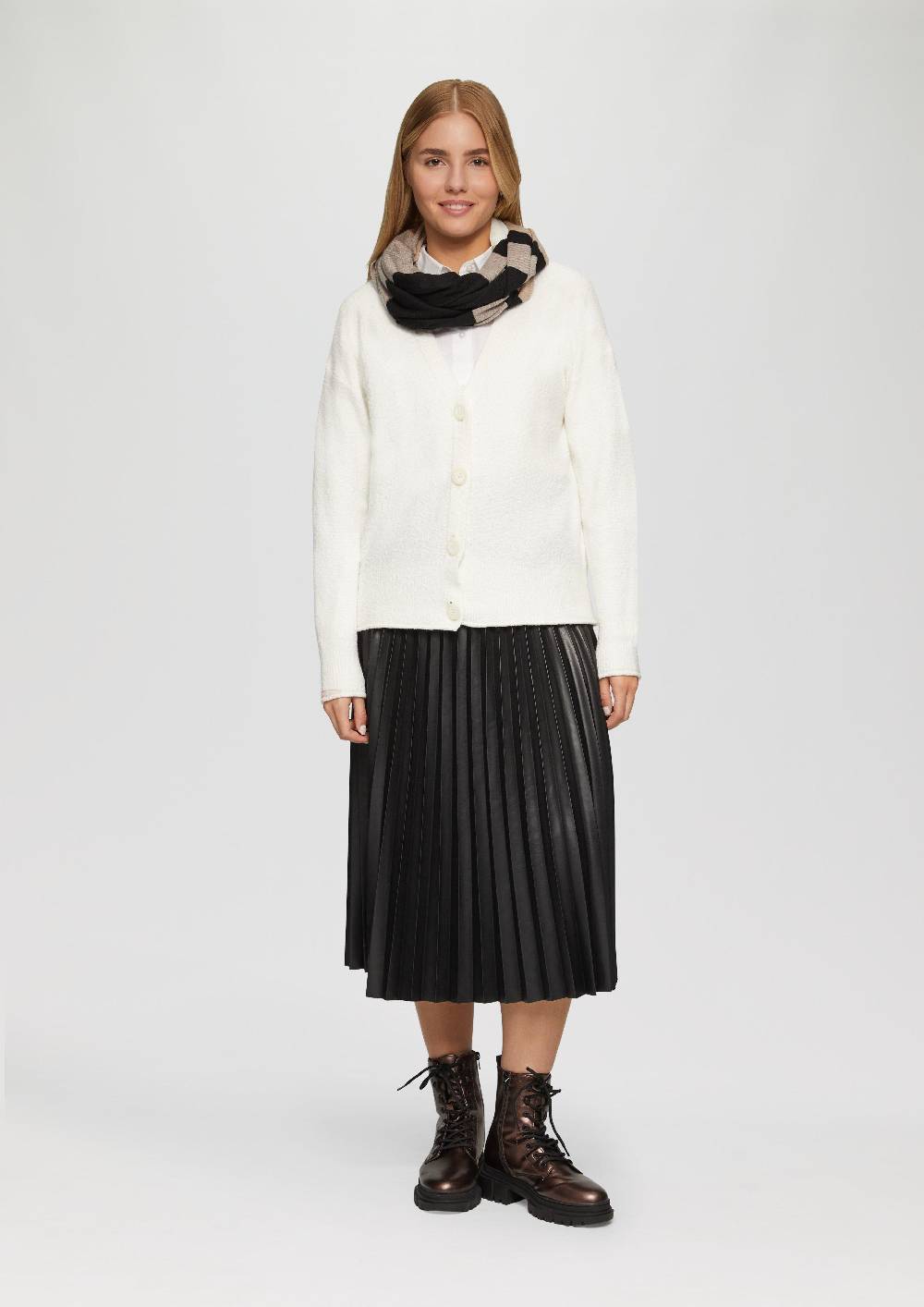 S.Oliver Wärmender Loop-Schal Aus Strick