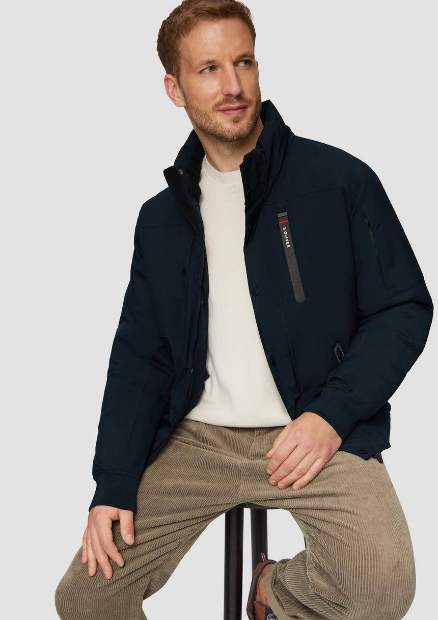 S.Oliver Wasserabweisende Jacke Mit Stehkragen