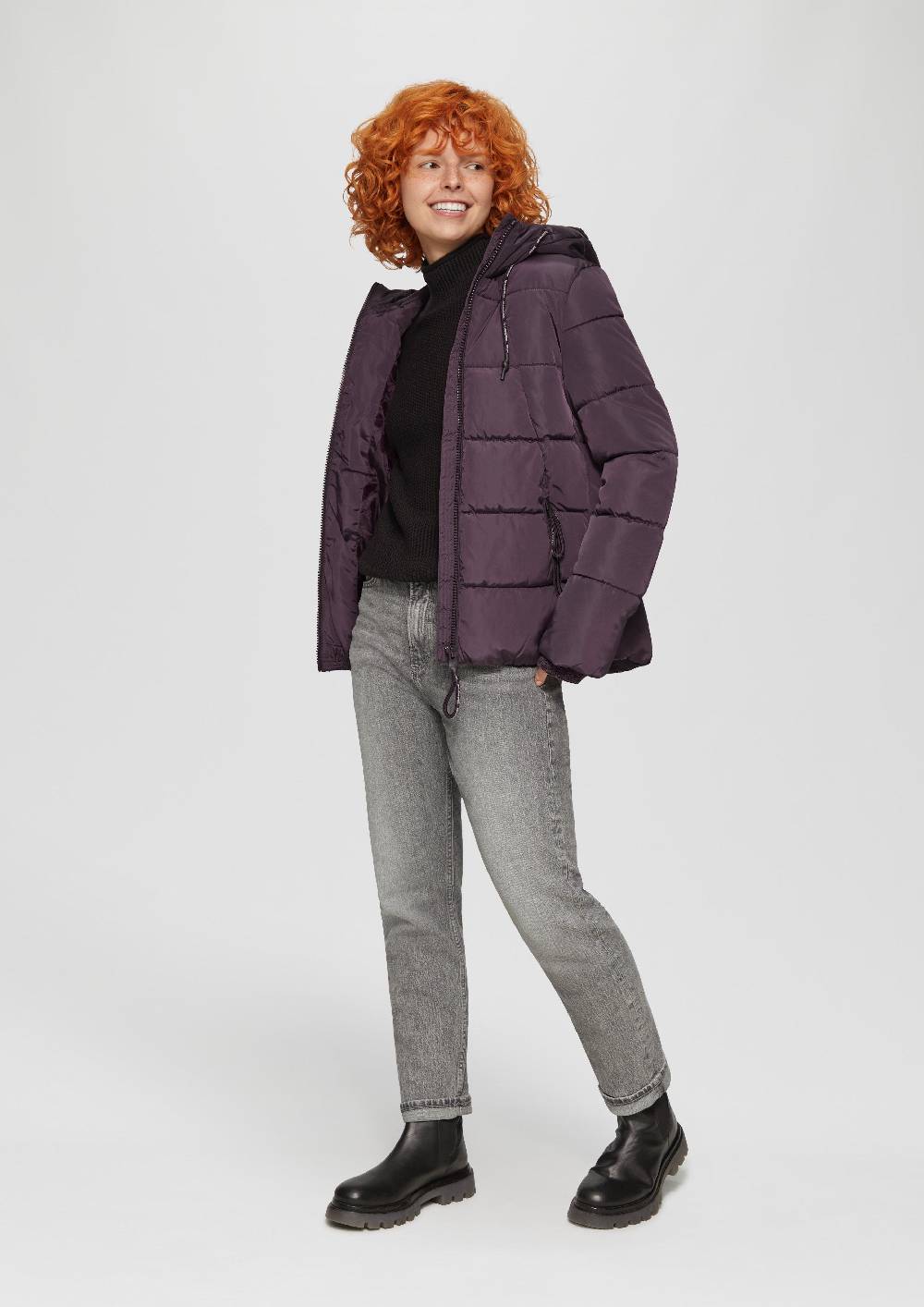 S.Oliver Wattierte Steppjacke Mit Kapuze