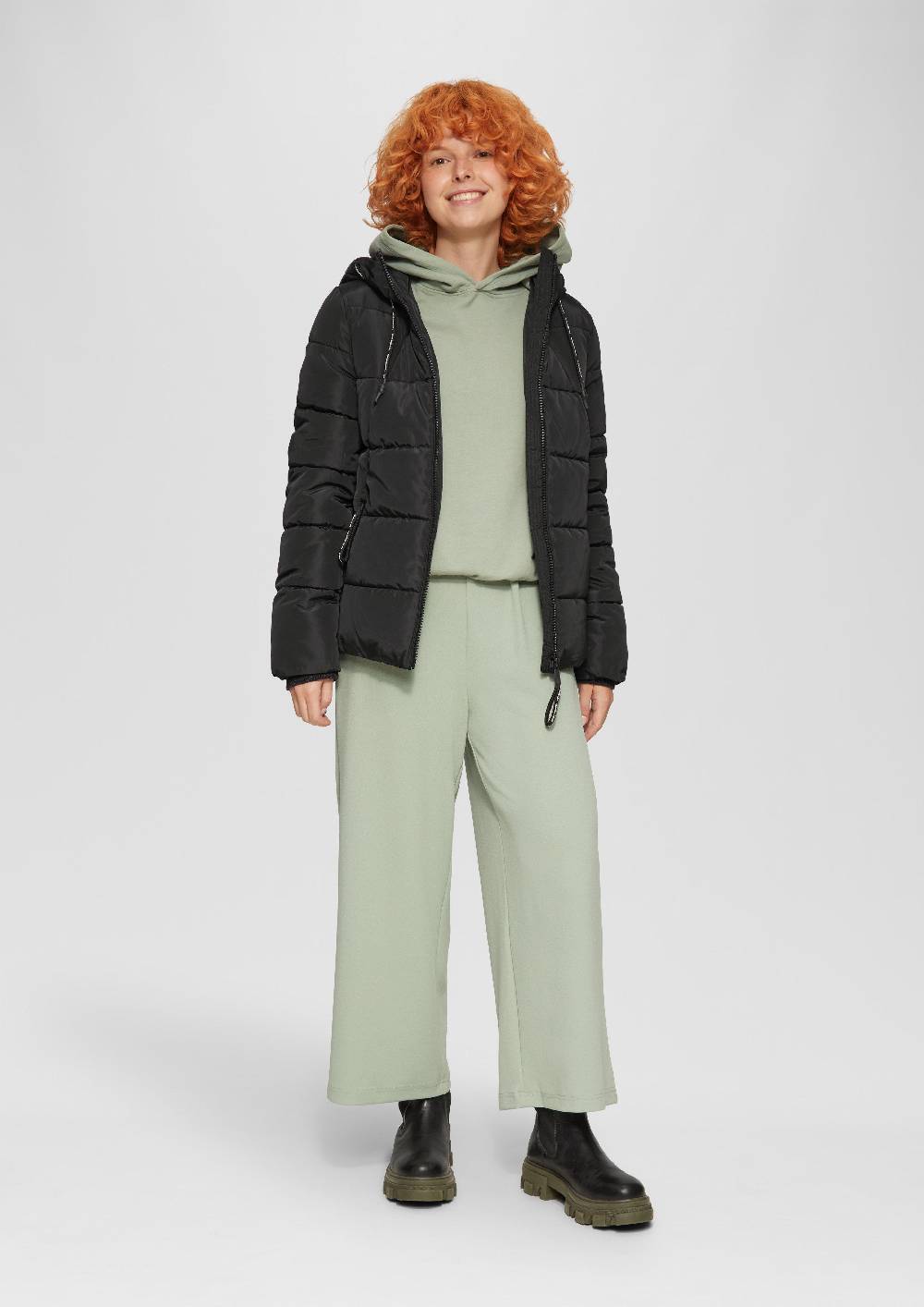 S.Oliver Wattierte Steppjacke Mit Kapuze