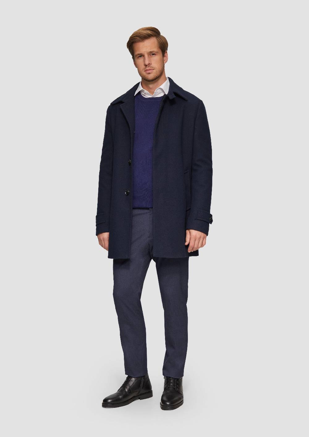 S.Oliver Wattierter Mantel In Woll-Optik