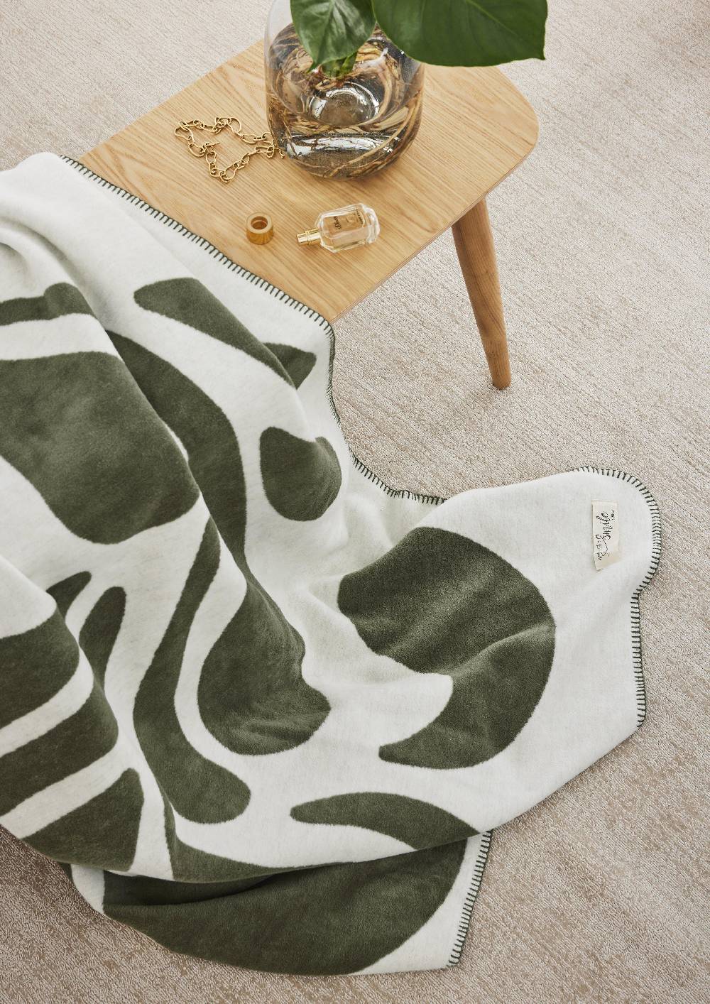 S.Oliver Weiche Decke Aus Baumwollmix