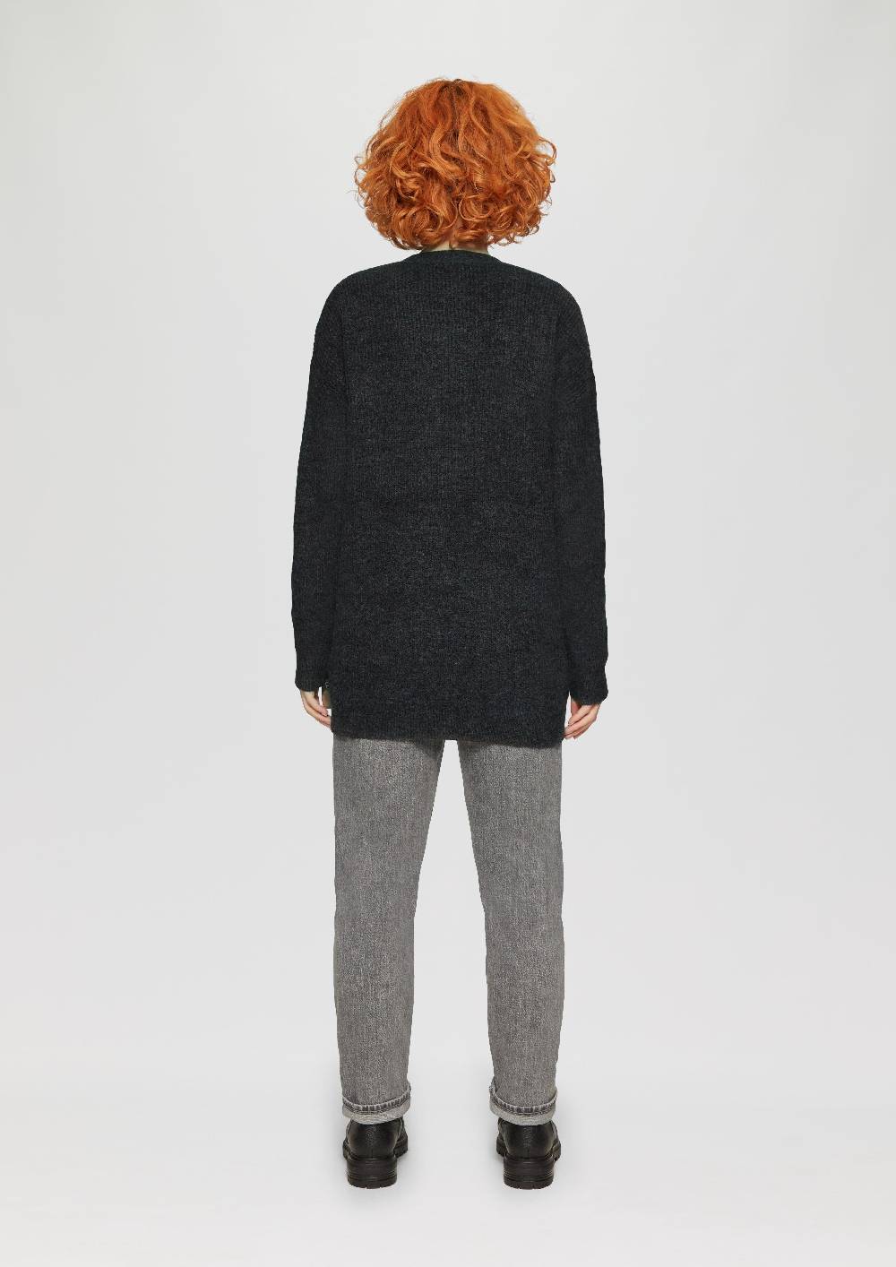 S.Oliver Weiche Strickjacke In Melange-Optik