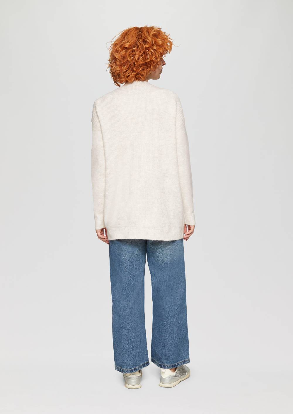 S.Oliver Weiche Strickjacke In Melange-Optik