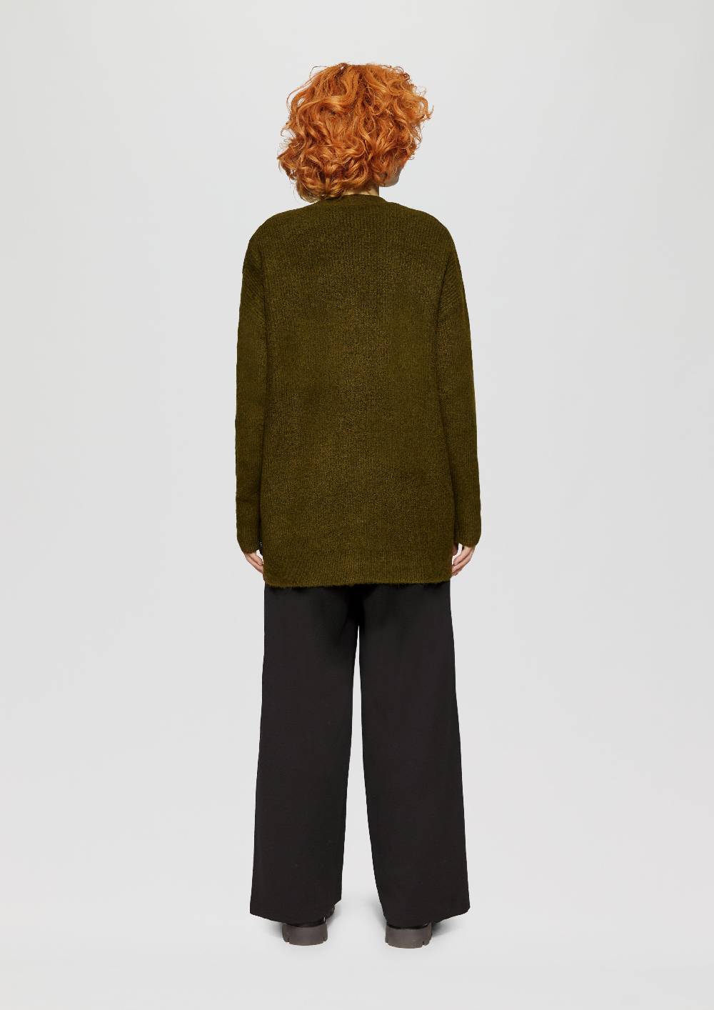 S.Oliver Weiche Strickjacke In Melange-Optik