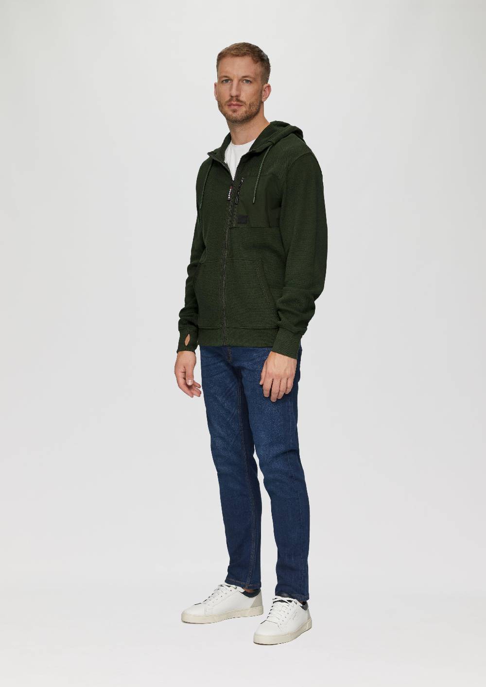 S.Oliver Weiche Sweatshirt-Jacke Mit Kapuze