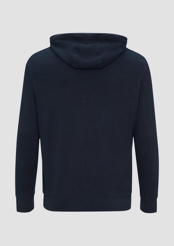 S.Oliver Weiche Sweatshirt-Jacke mit Kapuze