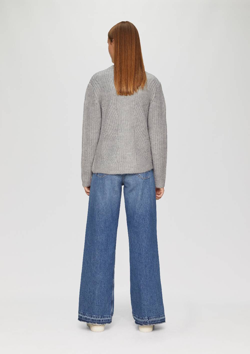 S.Oliver Weicher Strickcardigan Aus Alpakamix