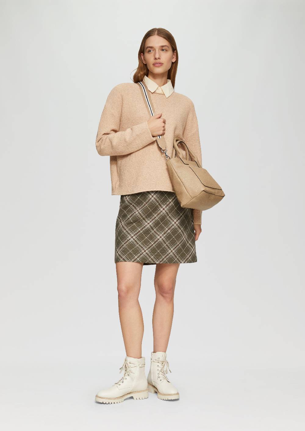 S.Oliver Weicher Strickpullover Aus Bouclé