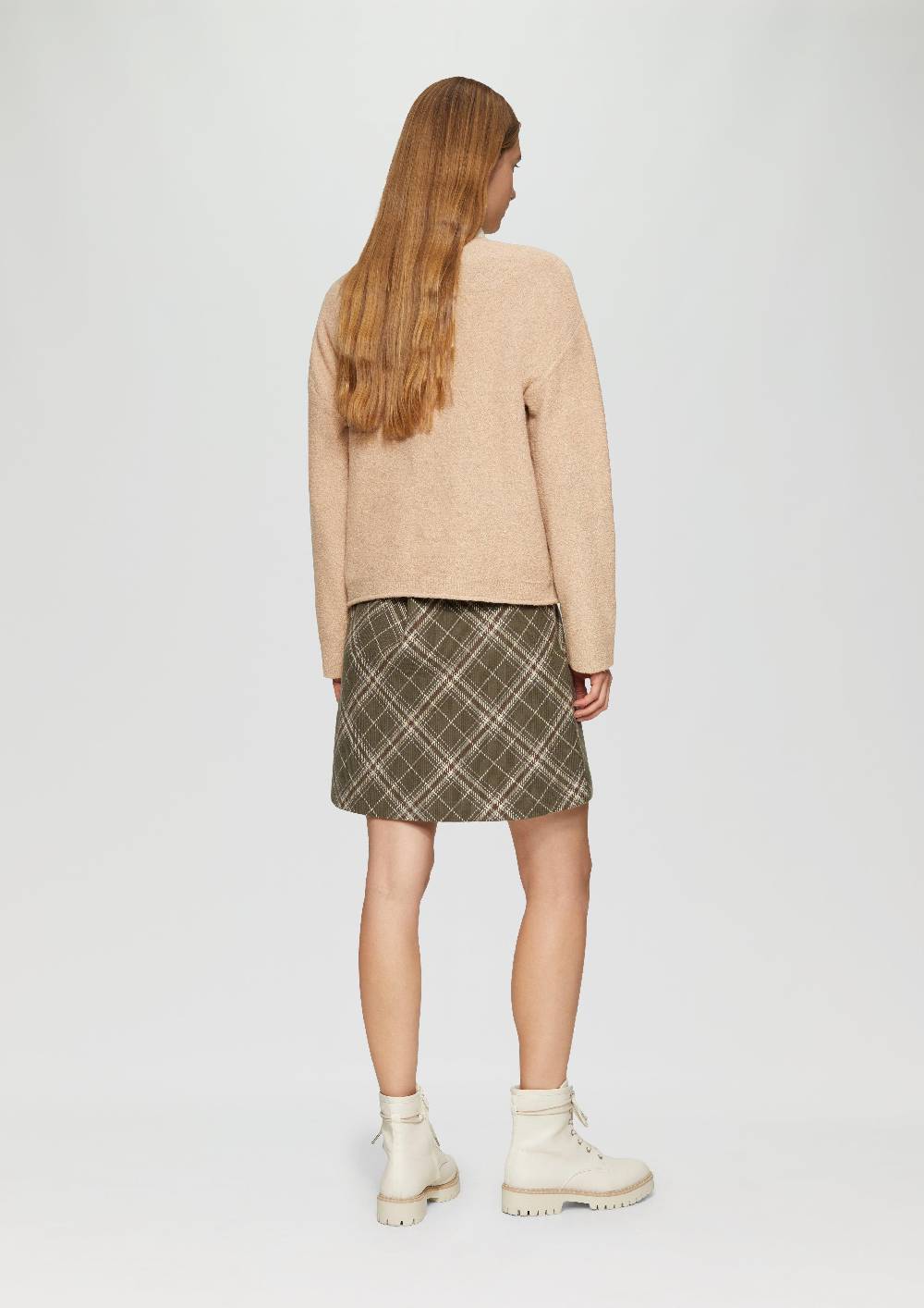 S.Oliver Weicher Strickpullover Aus Bouclé