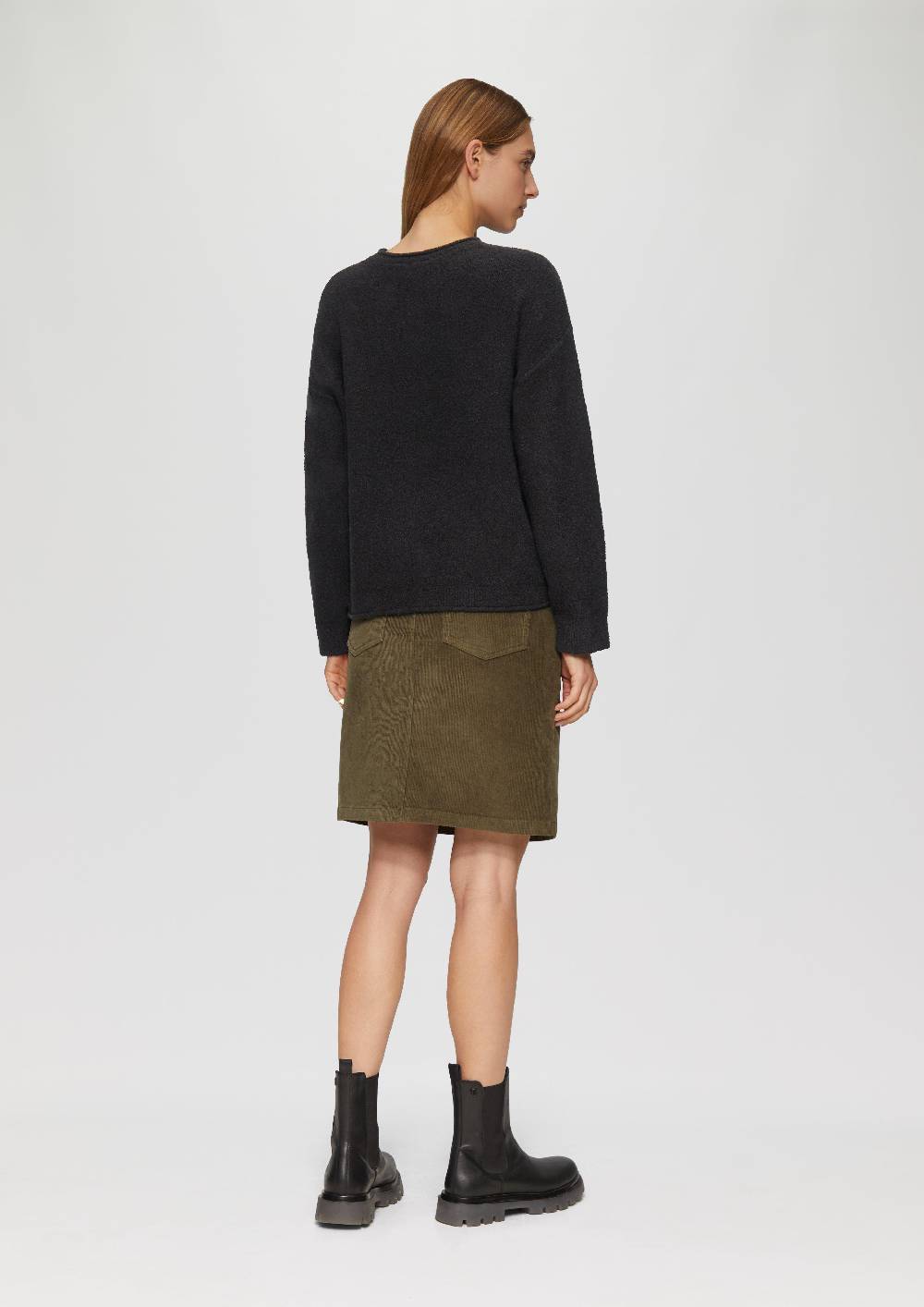 S.Oliver Weicher Strickpullover Aus Bouclé