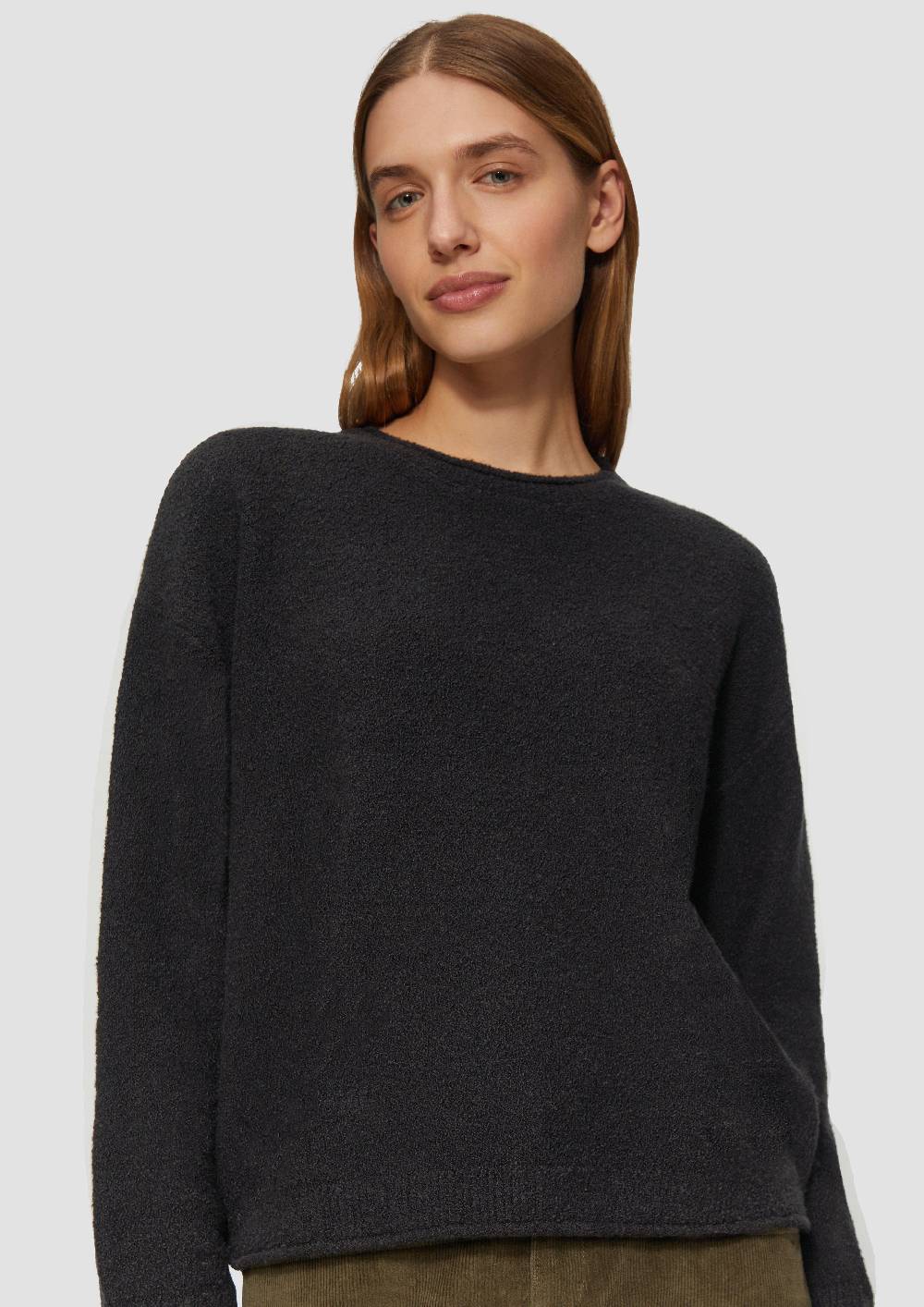 S.Oliver Weicher Strickpullover Aus Bouclé