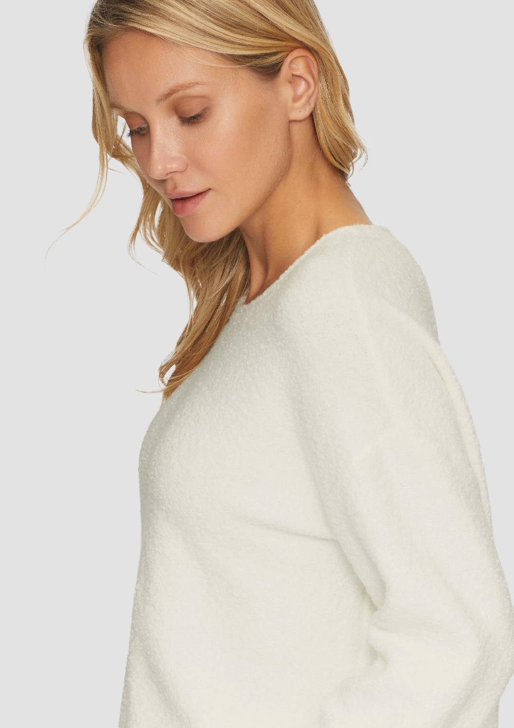 S.Oliver Weicher Strickpullover Aus Bouclé