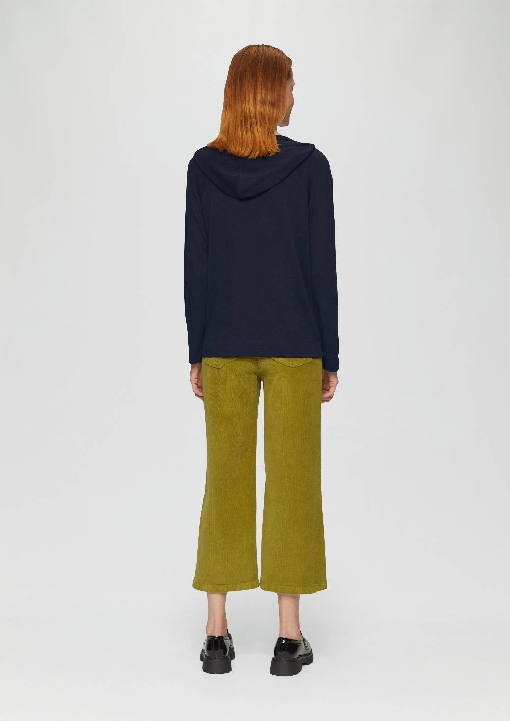 S.Oliver Weiches Jerseyshirt Mit Flammgarnstruktur