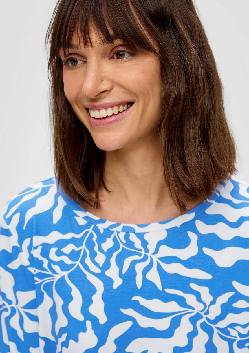 S.Oliver Weiches Shirt Mit 3/4-Arm