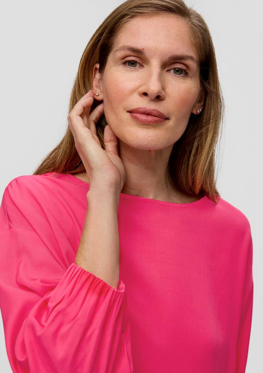 S.Oliver Weite Bluse Aus Twill