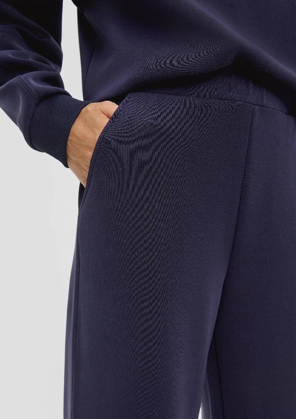 S.Oliver Wide-Leg-Hose Aus Scuba
