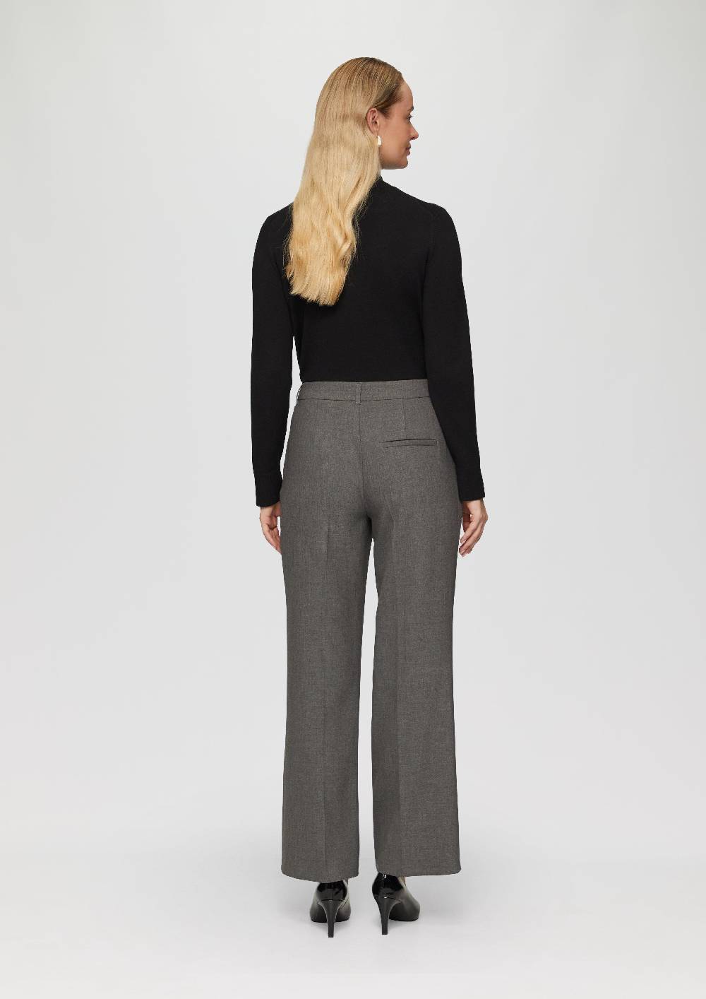 S.Oliver Wide-Leg-Hose Aus Viskosemix