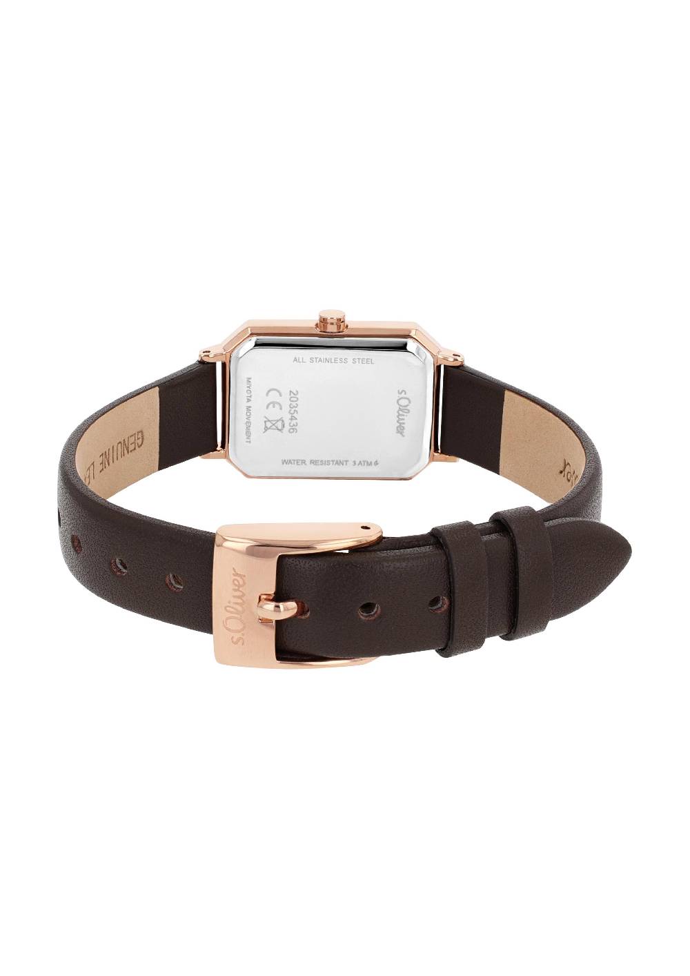 S.Oliver Zierliche Edelstahluhr