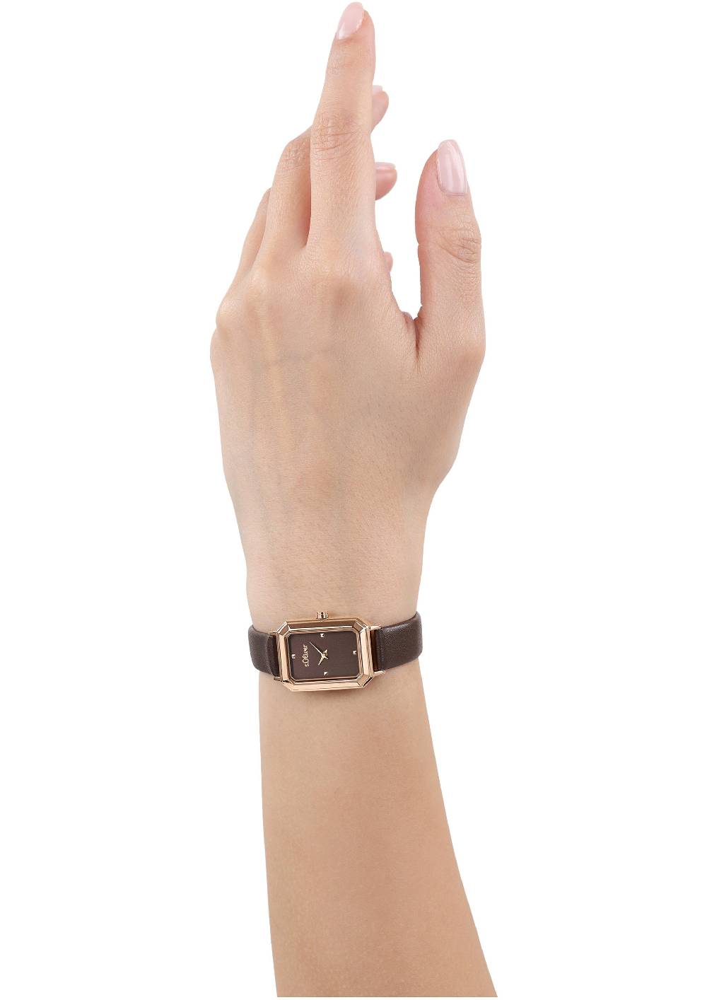 S.Oliver Zierliche Edelstahluhr