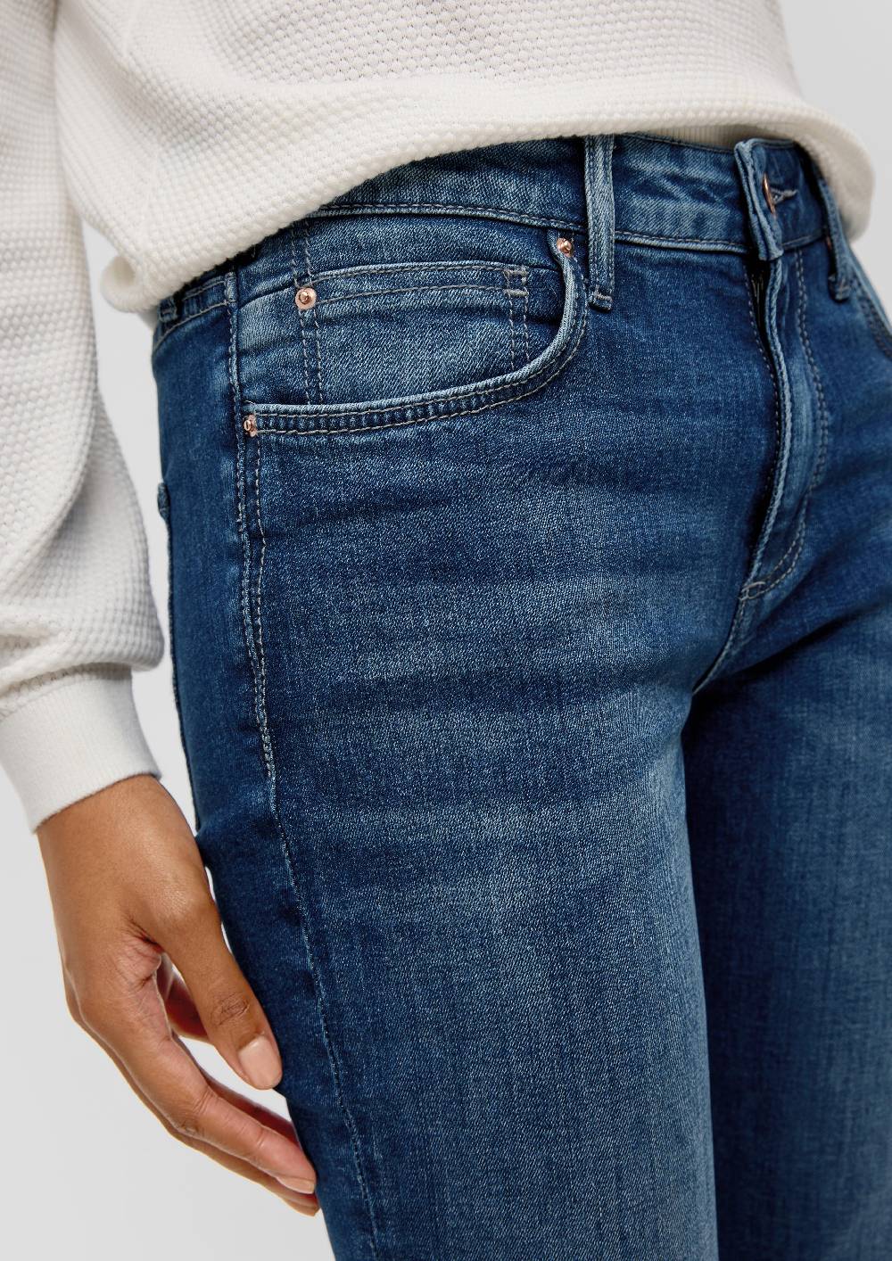 S.Oliver Sadie Jeans / Skinny Fit / Mid Rise / Skinny Leg / Baumwollstretch