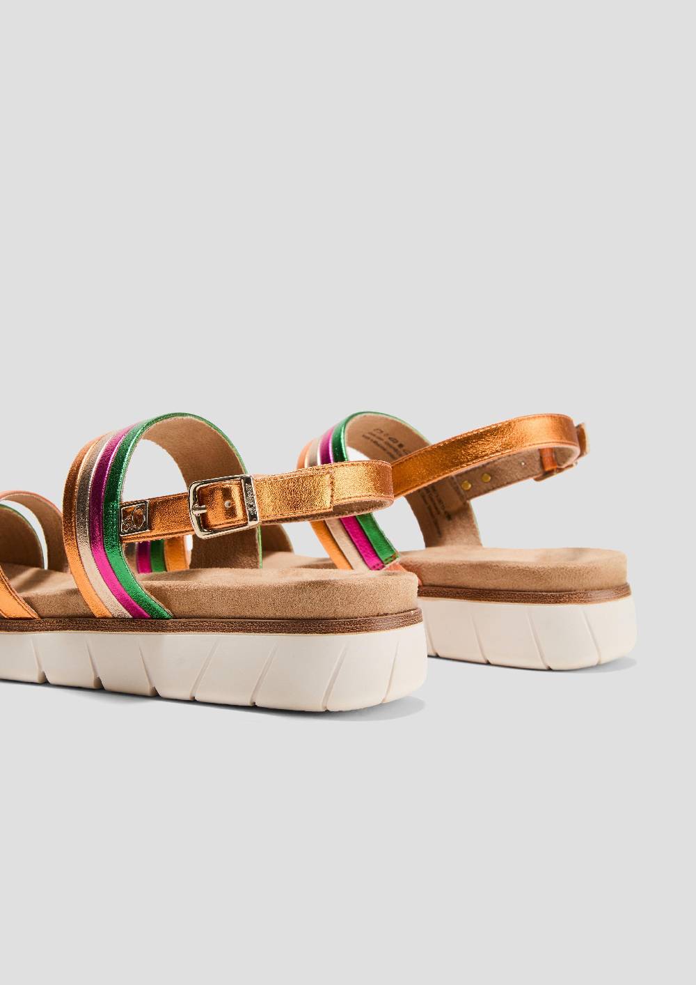 S.Oliver Sandalen Mit Riemen Und Profilierter Sohle