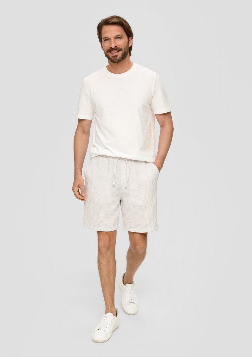 S.Oliver Shorts Aus Baumwoll-Stretch Mit Paspeltaschen