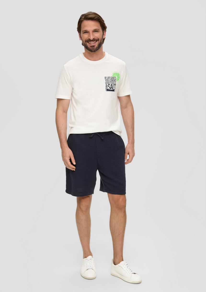 S.Oliver Shorts Aus Baumwoll-Stretch Mit Paspeltaschen