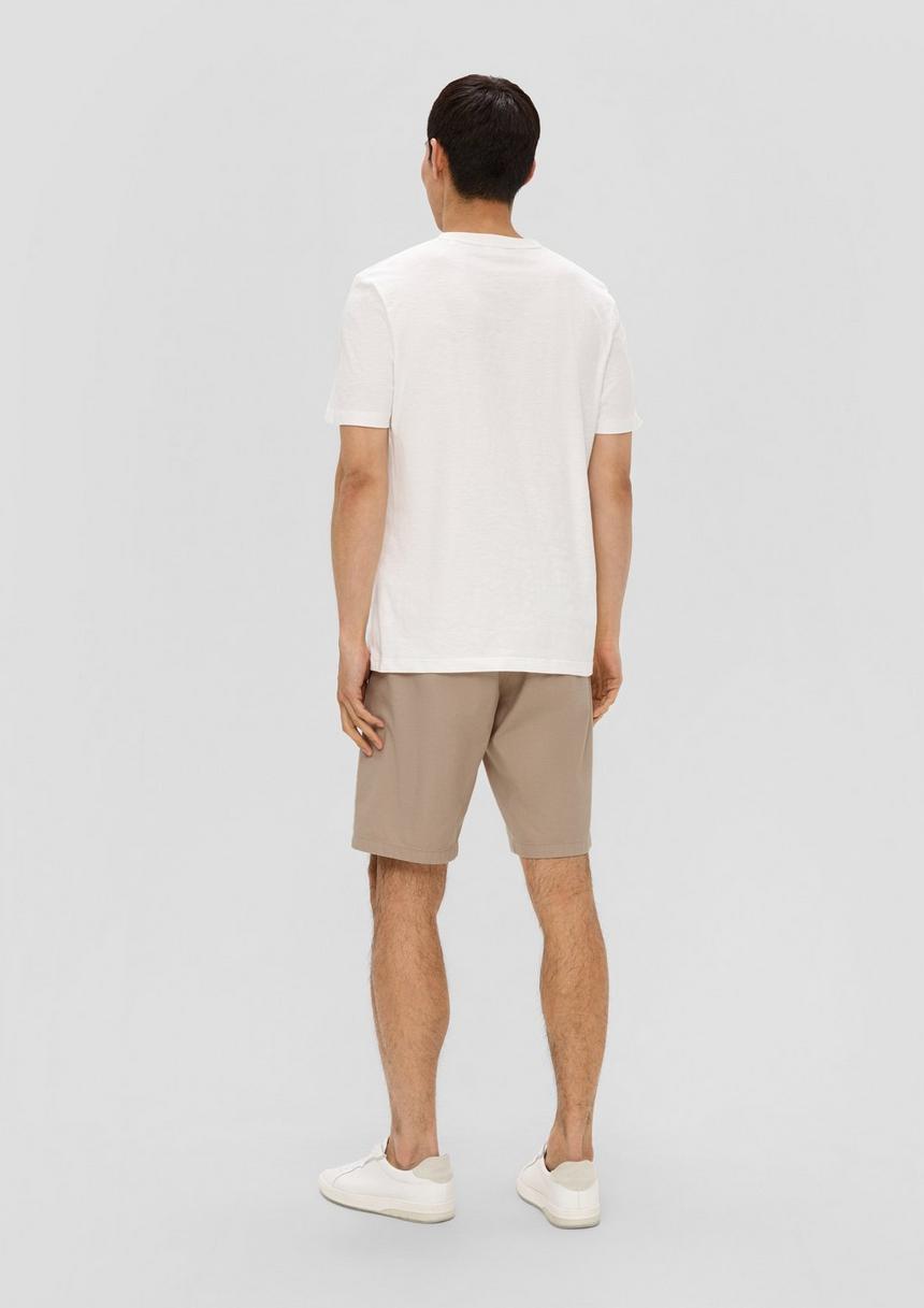 S.Oliver Shorts Aus Baumwollstretch Mit Elastikbund Und Tunnelzug
