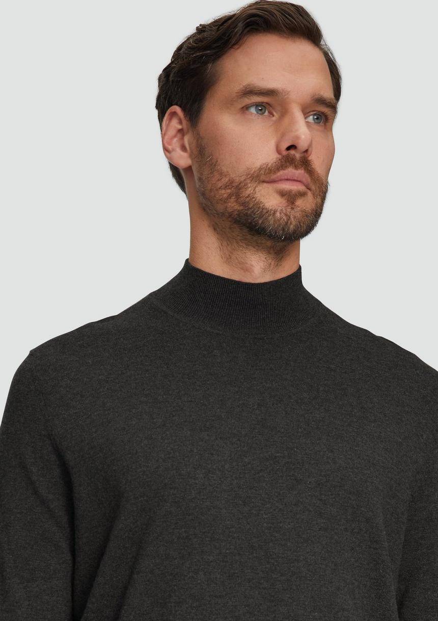S.Oliver Softer Turtleneckpullover Aus Baumwoll-Merino-Mix