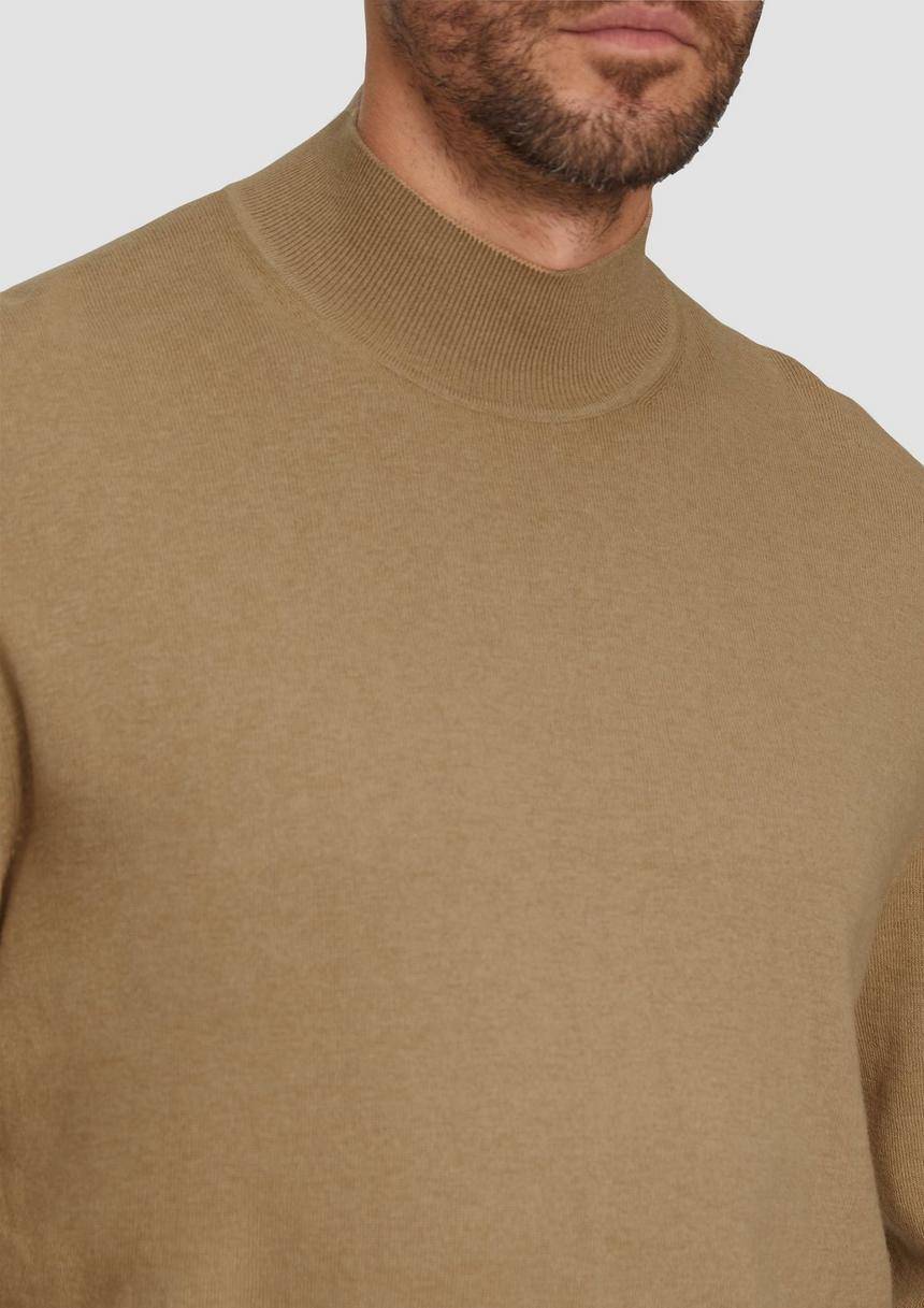 S.Oliver Softer Turtleneckpullover Aus Baumwoll-Merino-Mix